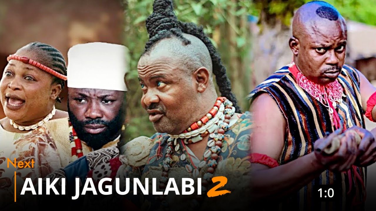 image for aiki jagunlabi 2 yoruba movie 2024 by akin olaiya, ibrahim chatta, itele, peju ogunmola, ogogo