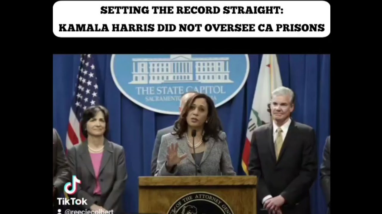 image for setting the record straight: kamala harris did not oversee california prisons