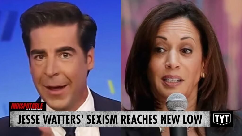 image for watch: jesse watters' sexism reaches new low in latest rant against harris