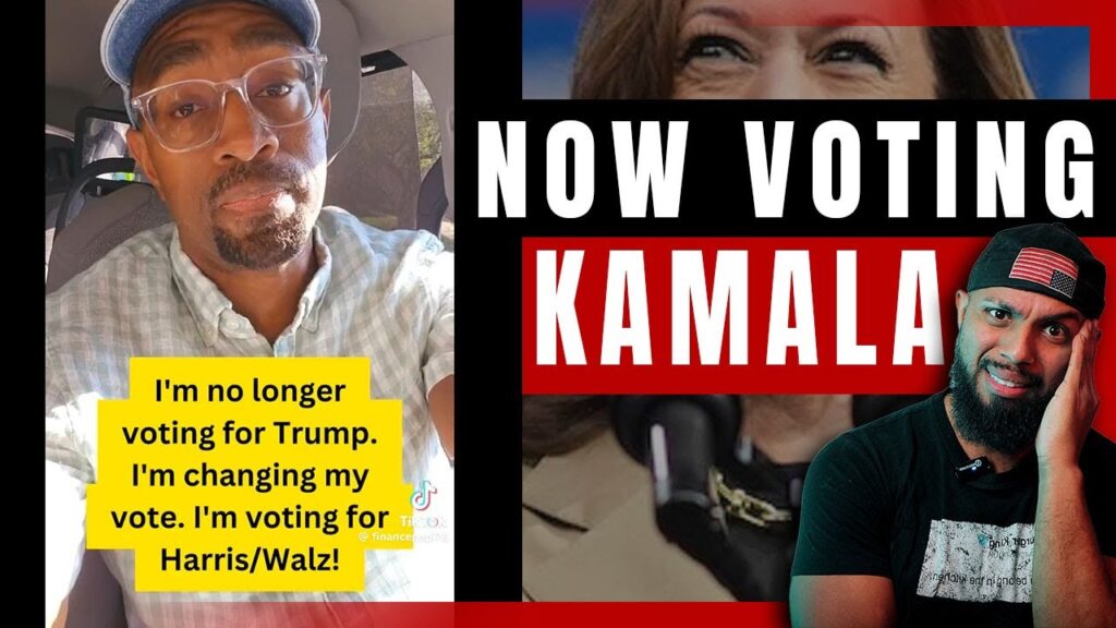 image for black man changes vote to kamala from trump after dnc