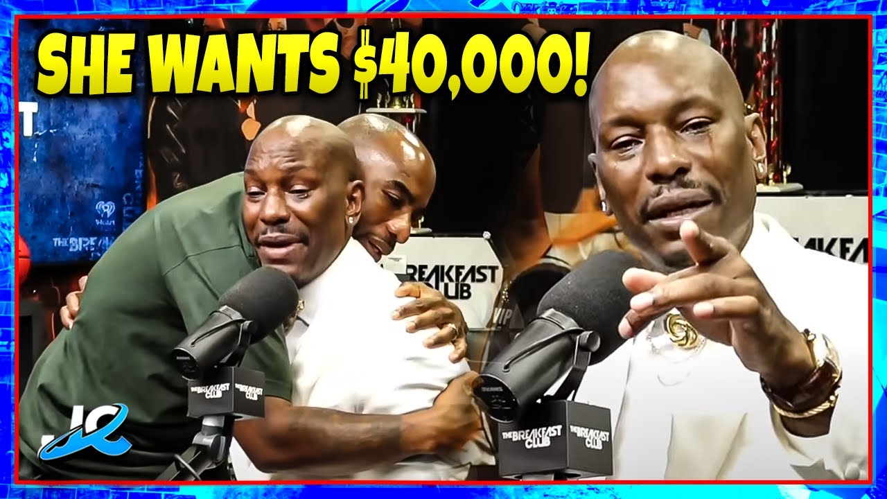 image for tyrese breaks down. reveals his ex wife's greed is killing him