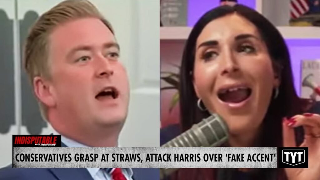 image for watch: conservatives grasp at straws on harris' "fake accent" in humiliating ways
