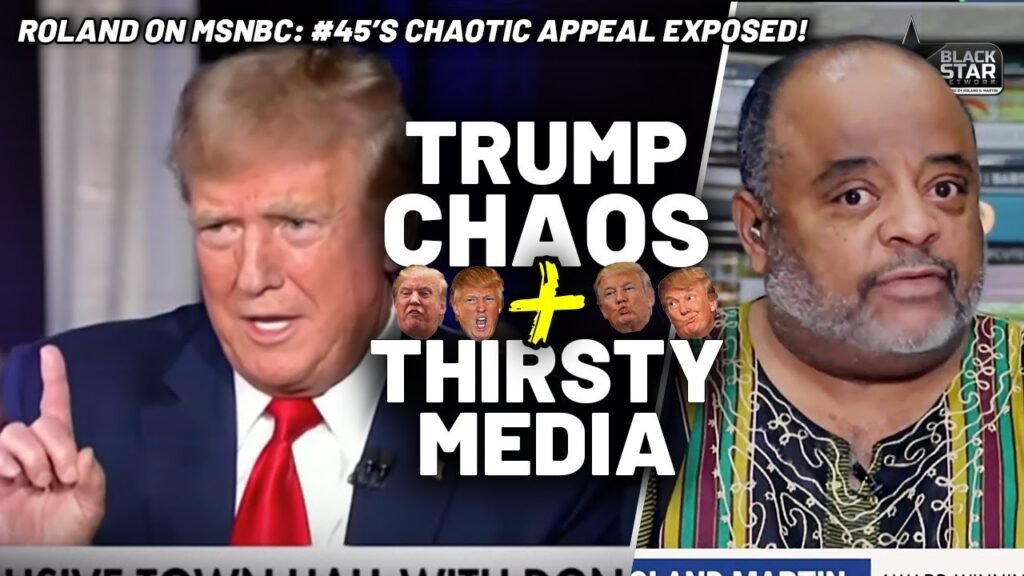 image for there is 'no bottom' for trump! roland exposes #45's chaotic appeal & media's thirst for ratings