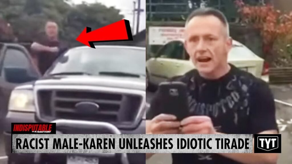 image for watch: man unleashes racist temper tantrum in parking lot dispute