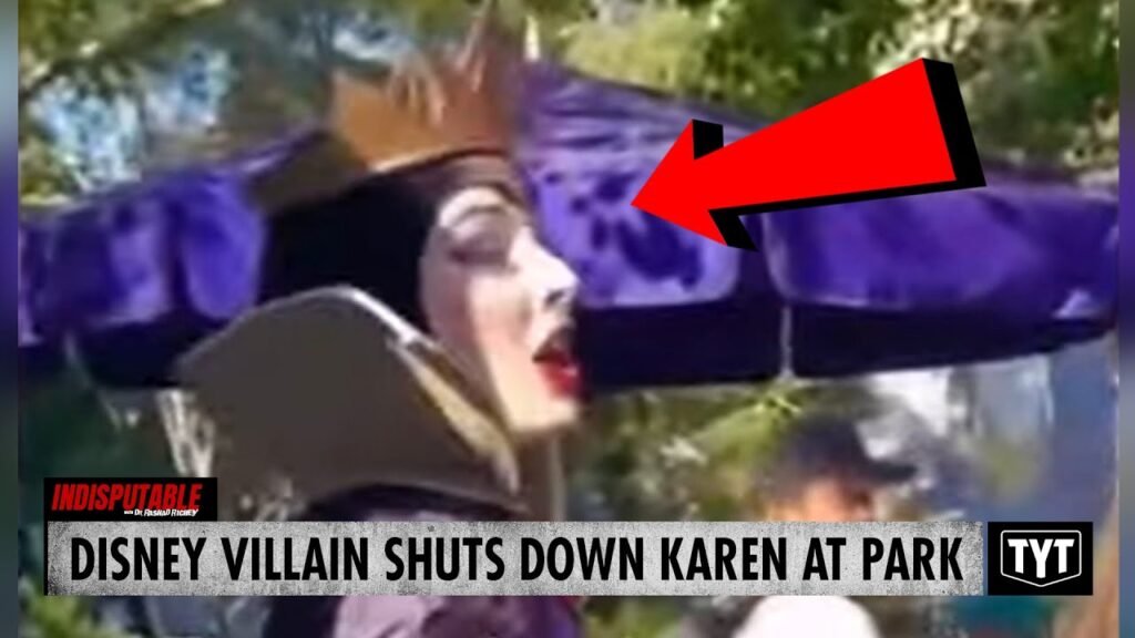 image for watch: disney villain shuts down karen at park