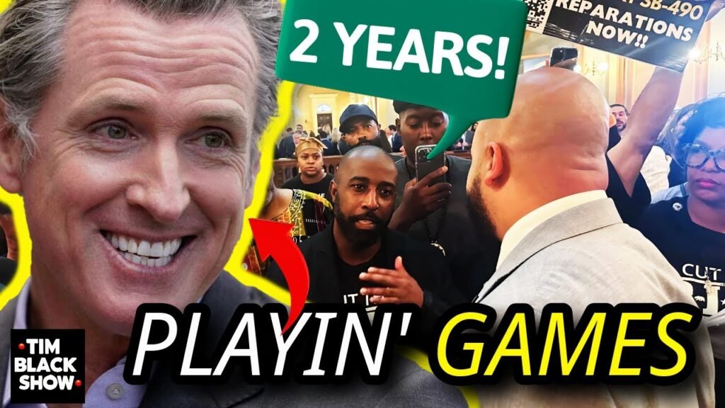 image for gavin newsom and black dems derail reparations uncover the plot!