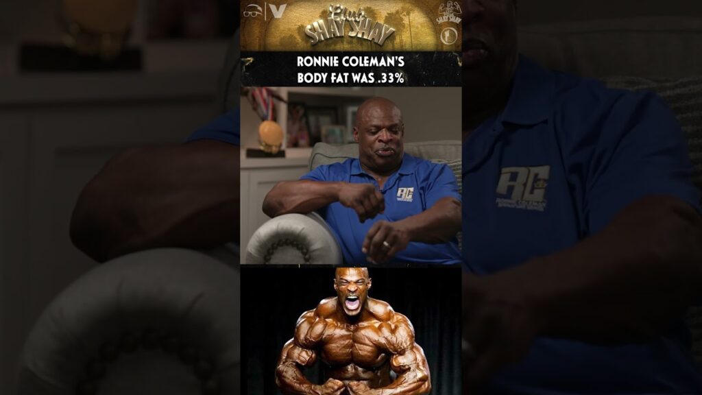 image for ronnie coleman’s body fat was