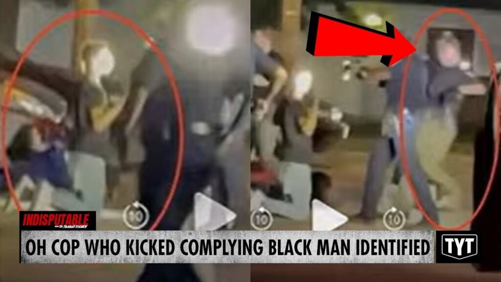 image for update: chief sides with cop who kicked complying black man in face