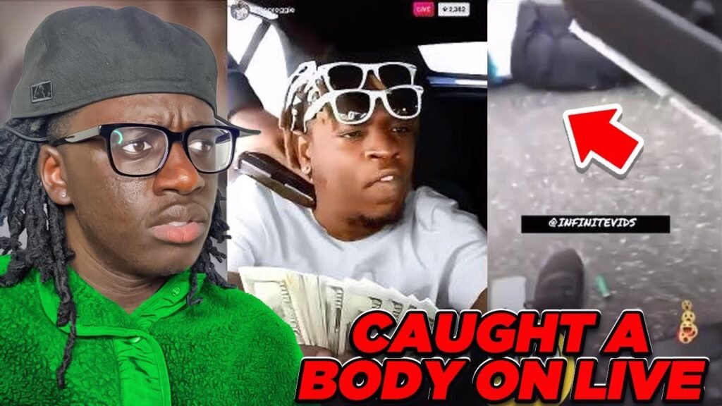 image for man catches a body live after getting robbed while flexing money…