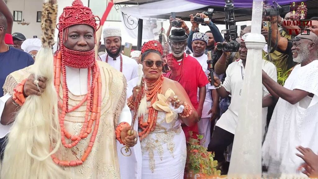 image for watch the full coronation ceremony of hrm epiphany azinge crowned 14th asagba of asaba