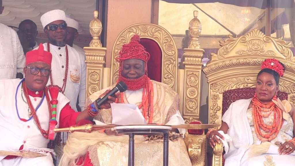 image for watch: the full speech of the new asagba of asaba, prof
