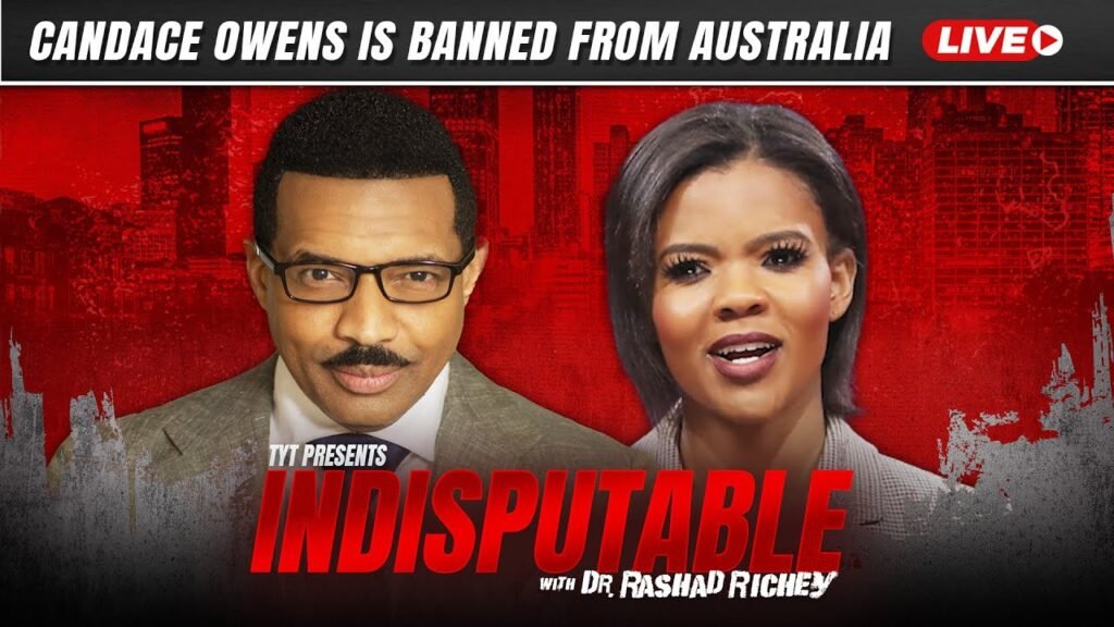 image for live: candace owens banned from australia, diddy accused of drugging and abusing 10 yo boy