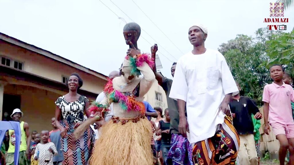 image for nwa ekpe arochukwu masquerade dance