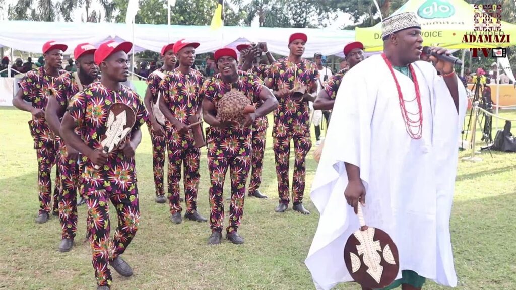 image for nwachi onitsha ado special egwu igba dance to obi of onitsha igwe alfred achebe @ ofala onitsha 2024