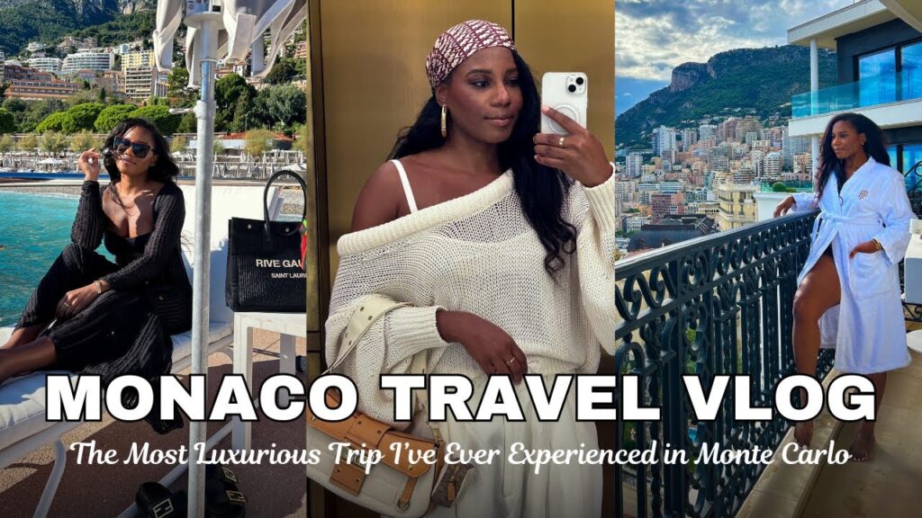 image for monaco travel vlog! hotel de paris, michelin star meals & monte carlo beach ✨ monroe steele