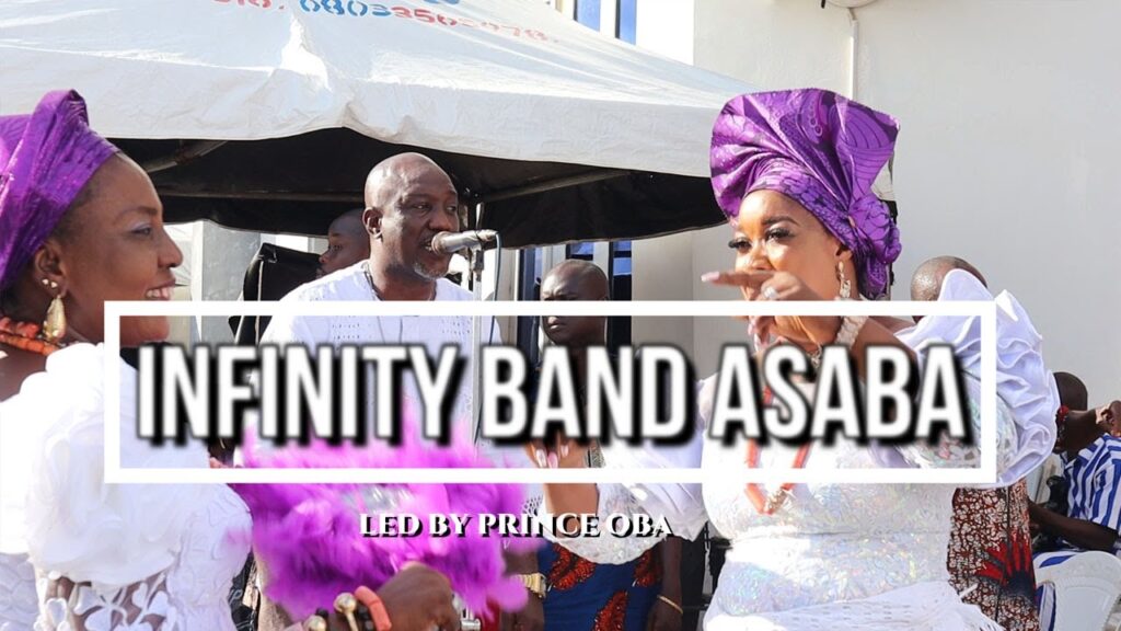 image for infinity music band live performance at the coronation ceremony of the 14th asagba of asaba