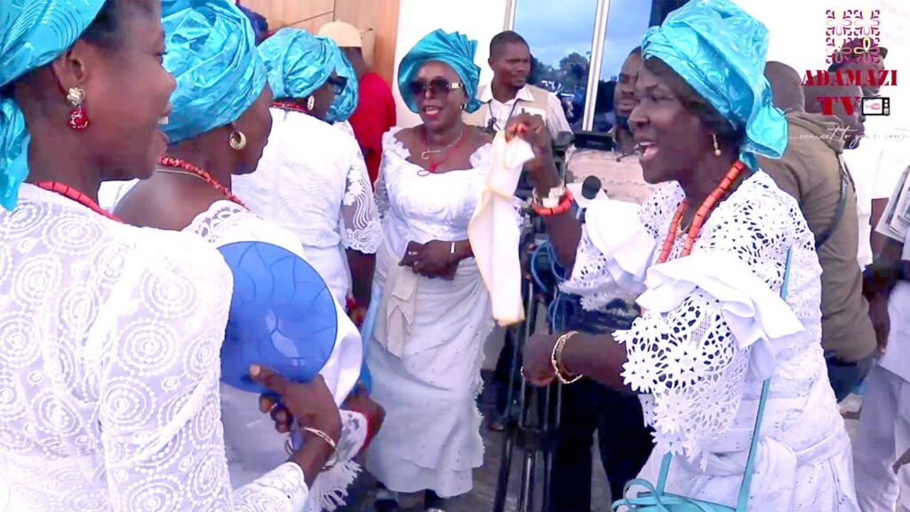 image for asaba women royal dance to the new asagba of asaba