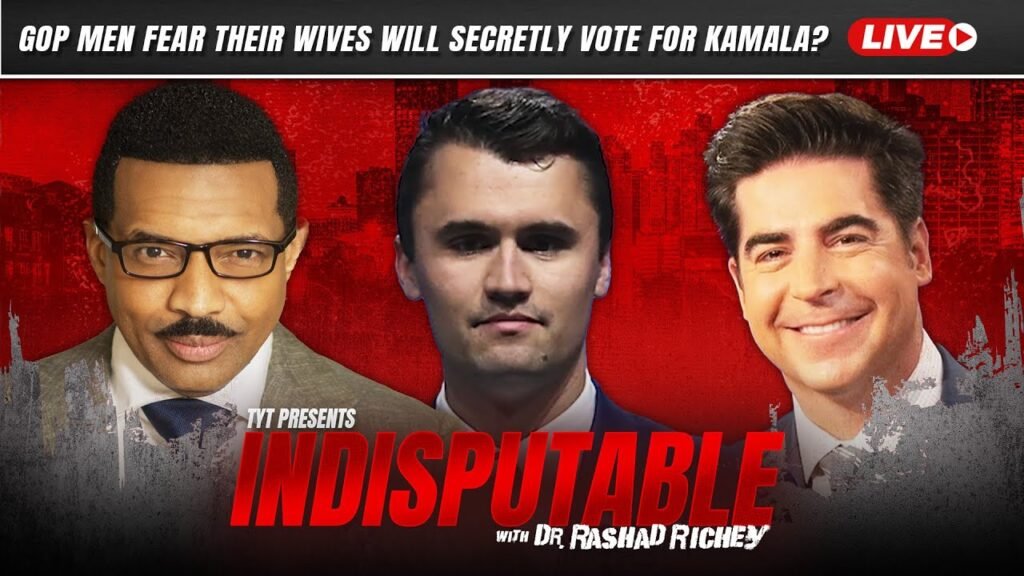 image for live: conservative men fear their wives might secretly vote for kamala harris?