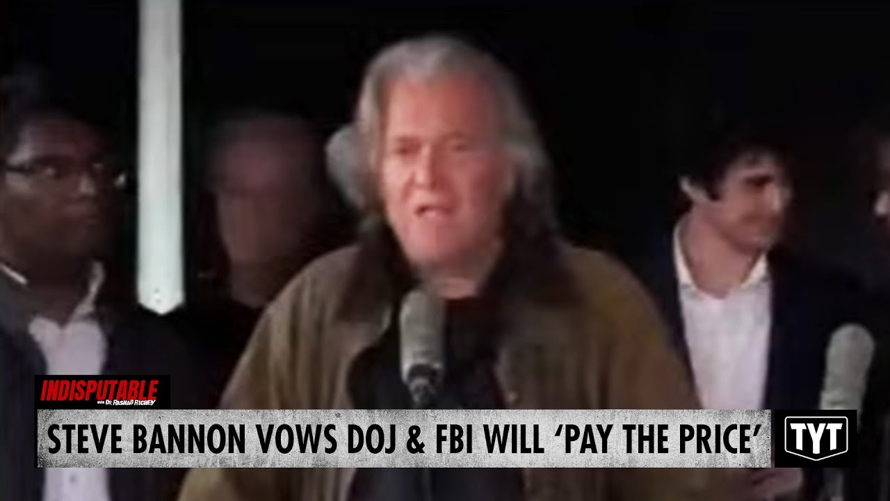 image for watch: steve bannon threatens feds after trump's win