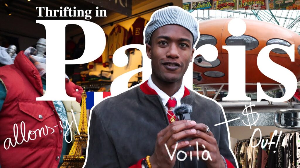 image for vintage shopping in paris🇫🇷 amazing markets!!, thrifting in le marais, brut archives + pick ups
