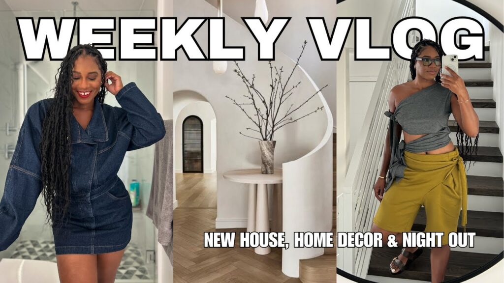 image for weekly vlog! a look at my new house, interior design + home decor, a wild night out ❤︎ monroe steele