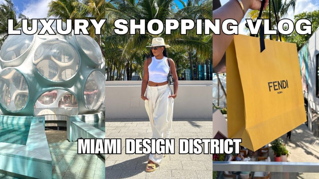 image for luxury shopping vlog! miami design district tour 2025