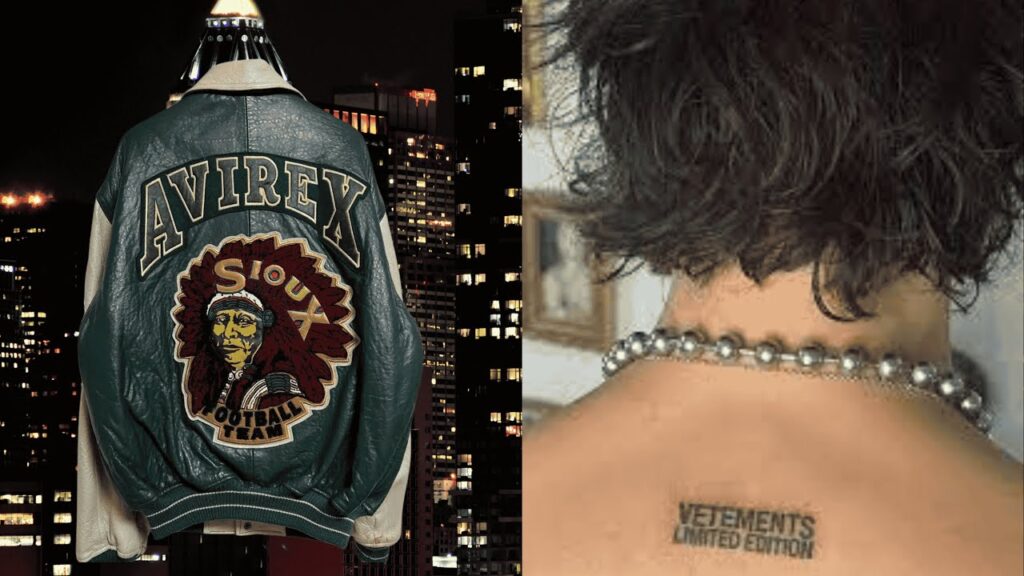 image for the worst tattoos in fashion, avirex jackets robbed & remembering pyer moss