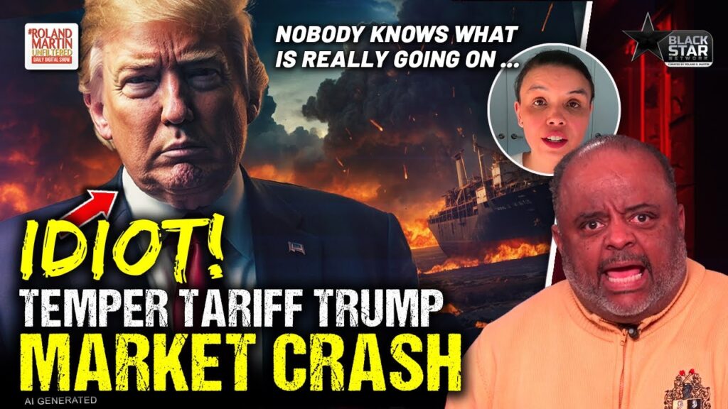 image for idiot! trump caves on schizophrenic tariff tantrum after economy tanks