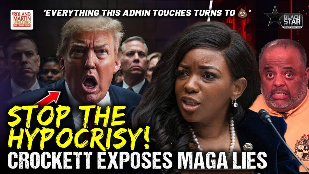 image for stop the hypocrisy! jasmine crockett skewers maga gopers over lies on racial profiling, immigration
