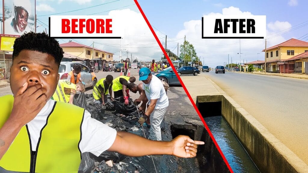 image for we cleaned the capital city of ghana for free🇬🇭