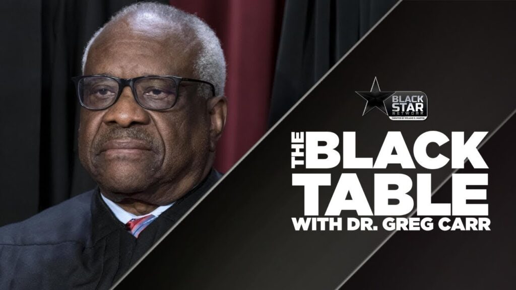 image for "the enigma of clarence thomas" | #theblacktable w/ dr