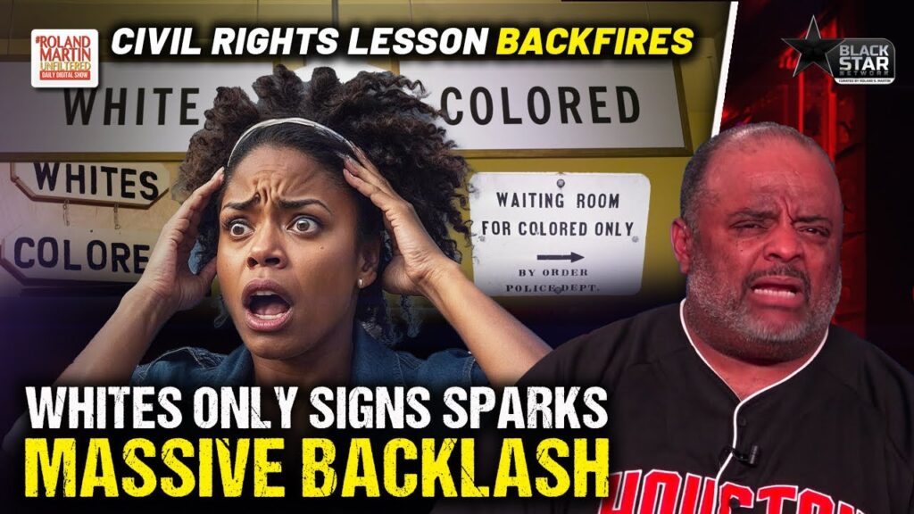 image for whites only signs at georgia school sparks massive backlash as lesson misfires
