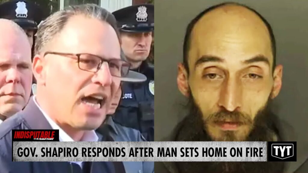 image for man sets fire to governor's home with family sleeping inside