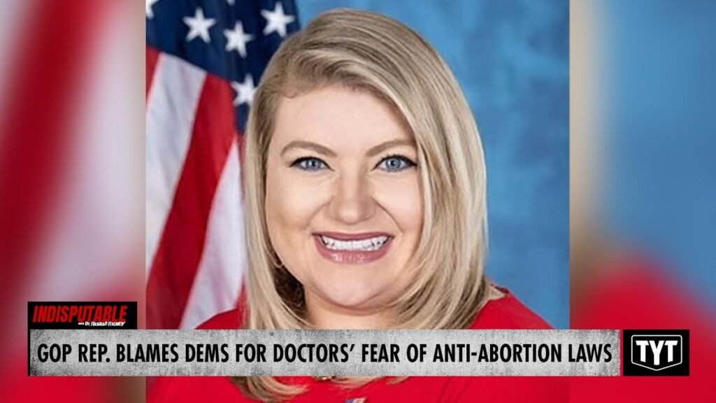 image for republican lawmaker points finger at dems after nearly dying due to anti abortion laws