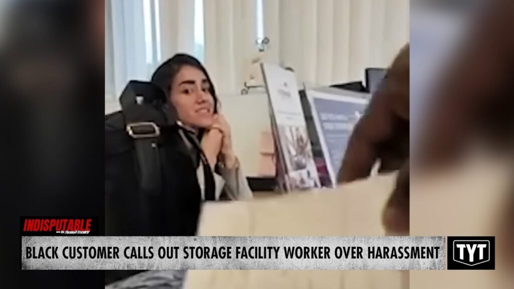 image for watch: black customer confronts worker who harassed him at storage facility