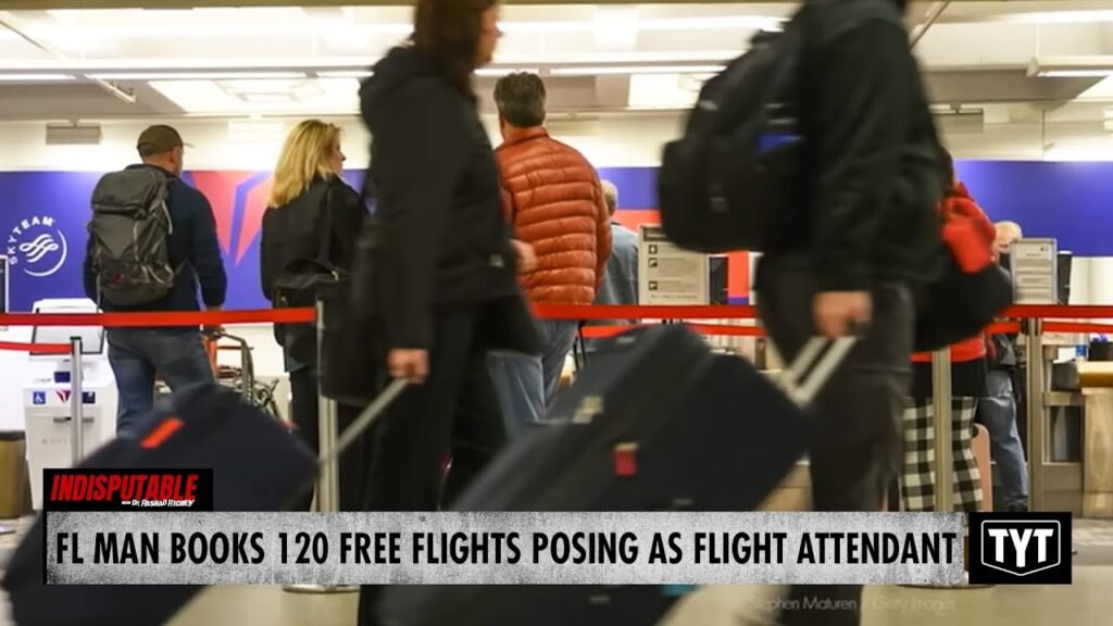 image for man posing as flight attendant books more than 120 free flights