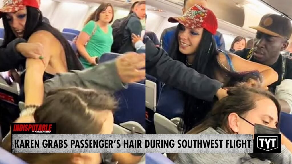 image for watch: hair pulling karen wreaks havoc on plane