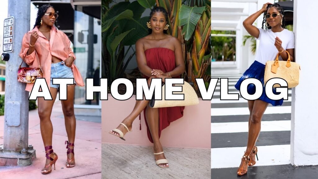 image for at home vlog! growing my edges, miami street style fashion shoot & asos summer haul 🌴 monroe steele