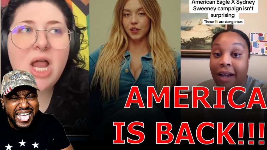 image for liberals lose their minds over sydney sweeney pushing fascist trump propaganda in america eagle ads