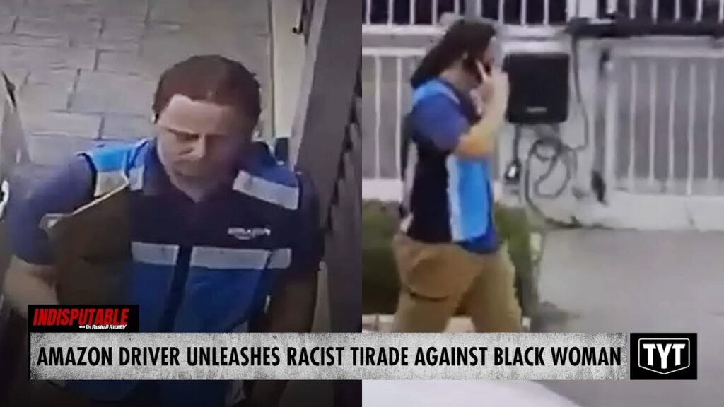 image for racist amazon driver threatens black tenant after getting stuck in complex