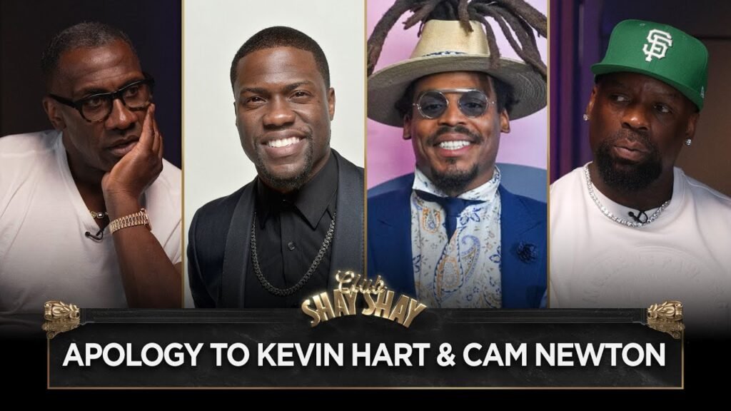 image for kevin hart & cam newton receive an apology from t.k