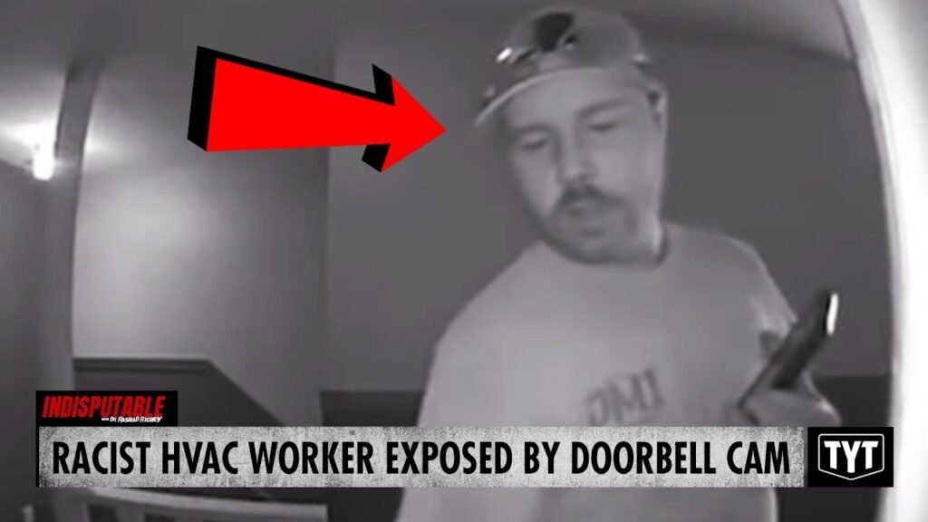 image for watch: doorbell cam catches hvac worker calling black people 'monkeys' during rant