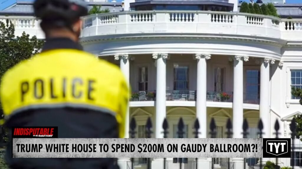 image for trump's white house to blow $200 million on gaudy ballroom