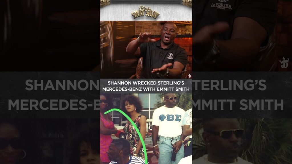 image for shannon sharpe wrecked sterling sharpe's mercedes benz with emmitt smith
