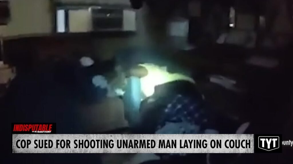 image for update: cop sued for gunning down unarmed man on couch as k 9 mauls elderly man