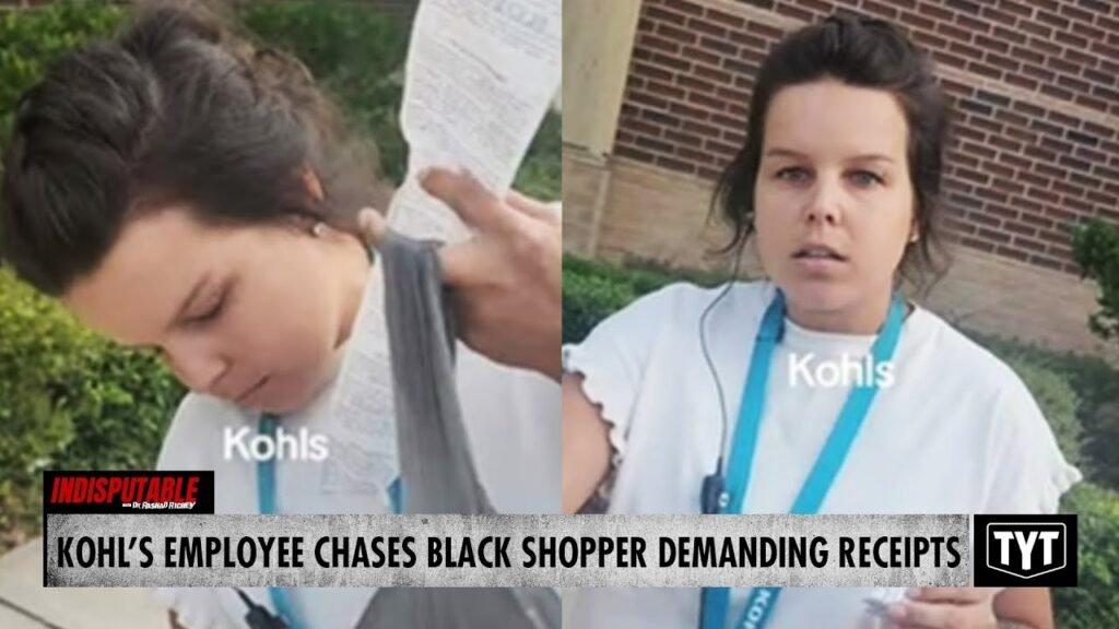 image for watch: kohl’s worker chases black shopper outside store demanding receipts