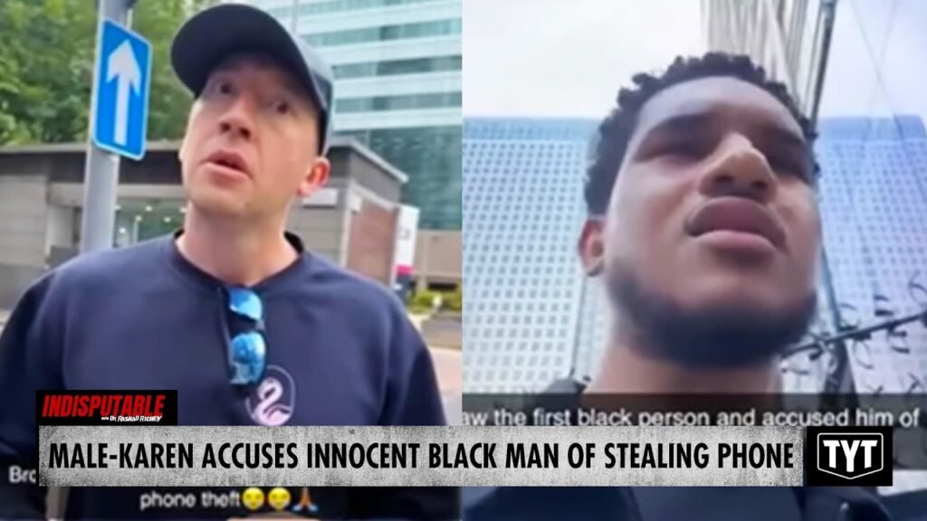 image for bigot accuses innocent black man of stealing phone in viral confrontation
