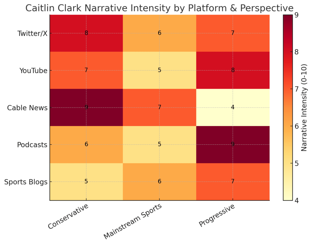 caitlin clark framing heatmap