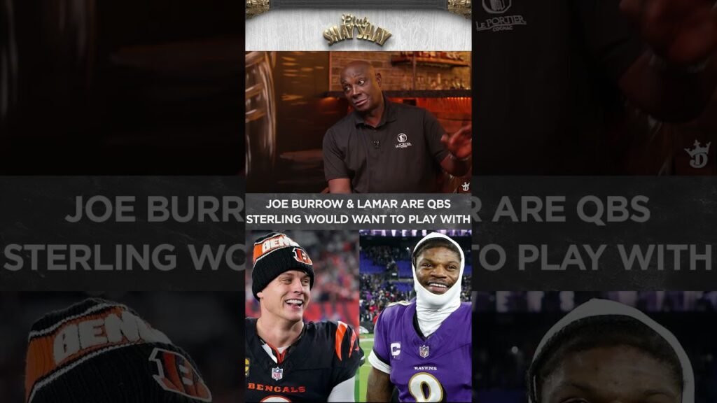image for joe burrow & lamar jackson are the qbs sterling sharpe would want to play with | club shay shay