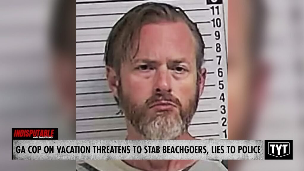 image for cop on vacation threatens to stab beachgoers, harasses family & kids before lying to police